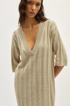 Abito Oversize in Lino Rigenerato