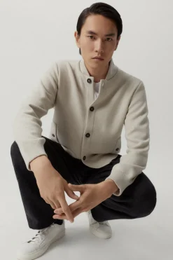 Bomber in Lana Merino
