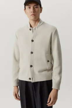 Bomber in Lana Merino