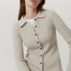 Camicia a Coste in Lana Merino