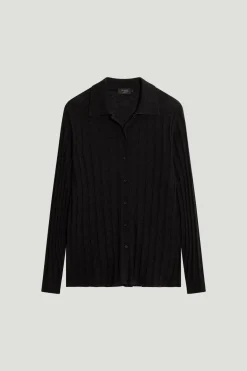 Camicia a Coste in Lana Ultrasoft