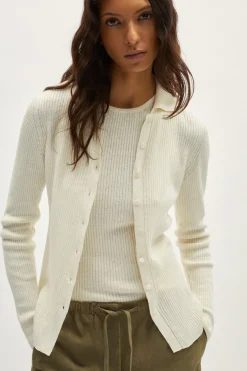 Camicia a Coste in Lino Cotone