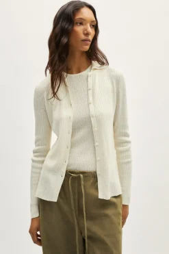 Camicia a Coste in Lino Cotone