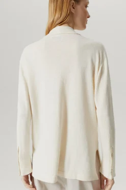 Camicia A Manica Lunga In Lino Cotone