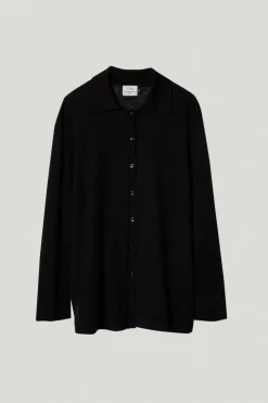 Camicia A Manica Lunga In Lino Cotone
