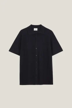 Camicia a Maniche Corte in Lino Cotone