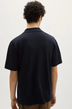 Camicia Collo Bowling in Lino Cotone
