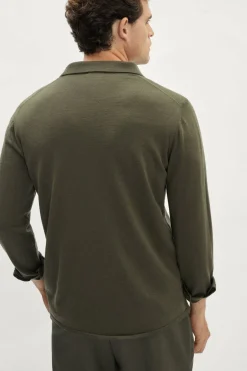 Camicia in Lana Merino