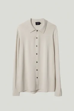 Camicia in Lana Merino