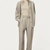 Camicia Over in Twill di Lino