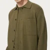 Camicia Overshirt in Lino Cotone