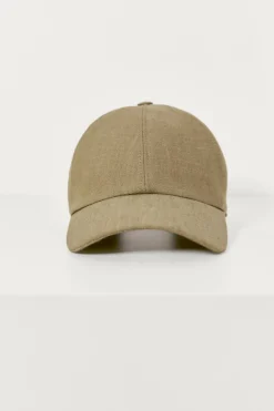 Cappellino Baseball in Twill di Lino