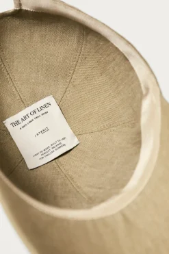 Cappellino Baseball in Twill di Lino