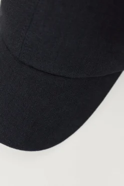 Cappellino Baseball in Twill di Lino