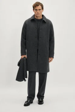 Cappotto in Lana Cardata