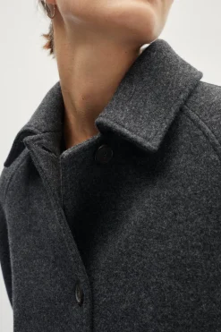 Cappotto in Lana Cardata
