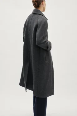 Cappotto in Lana Cardata
