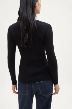 Cardigan a coste in Cotone Organico