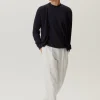 Cardigan a Costine in Lino e Cotone