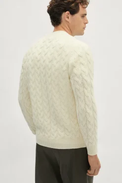 Cardigan Aran in Lana Cardata