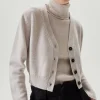 Cardigan Crop in Lana Merino