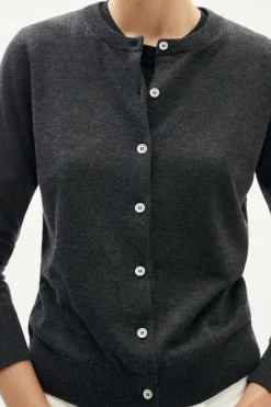 Cardigan Girocollo in Lana Ultrasoft