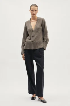 Cardigan in Lana cardata