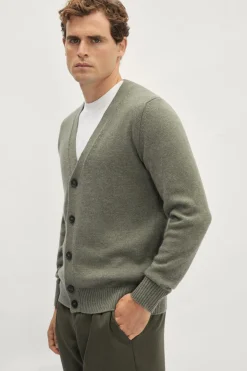 Cardigan in Lana Cardata