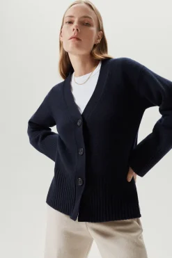 Cardigan in Lana cardata
