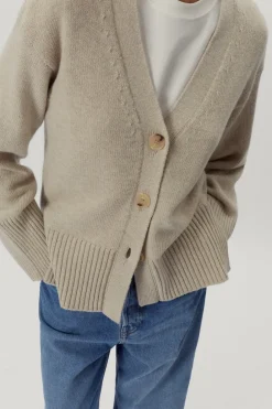 Cardigan in Lana cardata