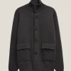 Giacca a Collo Alto in Lana Merino - Versione Imperfect