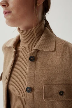 Giacca Overshirt in Lana Merino - Versione Imperfect