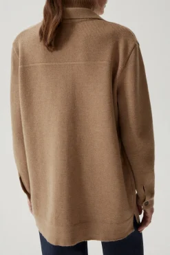 Giacca Overshirt in Lana Merino - Versione Imperfect