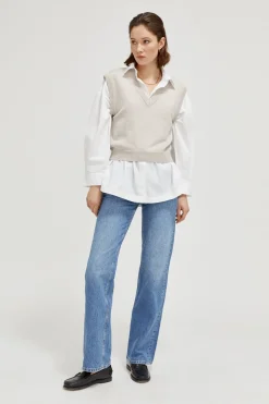 Gilet in lana Merino