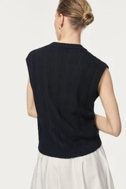 Gilet in Lino Rigenerato