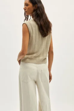 Gilet in Lino Rigenerato
