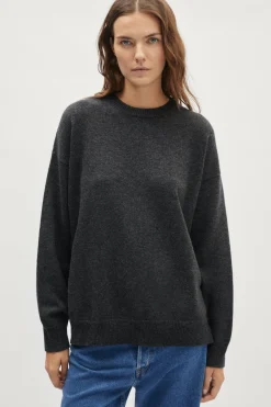 Girocollo oversize in Lana Cardata