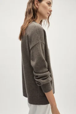 Girocollo oversize in Lana Cardata