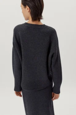 Girocollo Oversize in Lana Cardata
