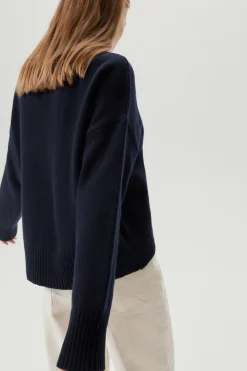 Girocollo Oversize in Lana Cardata
