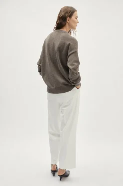 Girocollo oversize in Lana Cardata