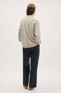 Girocollo oversize in Lana Cardata
