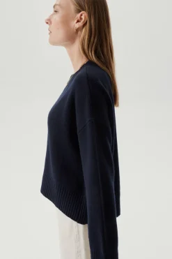 Girocollo Oversize in Lana Cardata