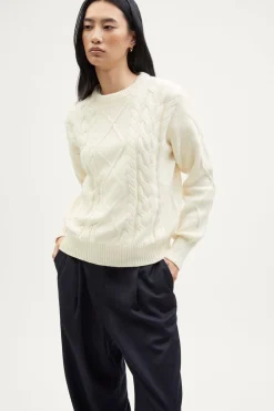 Girocollo Tricot Aran in Cotone Organico
