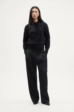 Girocollo Tricot Aran in Cotone Organico