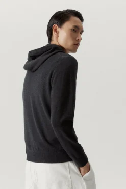 Maglia con Cappuccio in Lana Ultrasoft