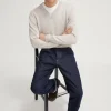 Maglia con scollo a V in Lana Merino