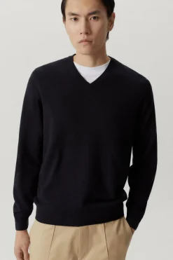 Maglia con Scollo a V in Lana Ultrasoft