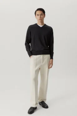 Maglia con Scollo a V in Lana Ultrasoft