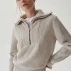 Maglia con Zip in Lana Merino